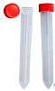 Пробирка 15 мл полимерная коническая, (стерил, с крышкой)