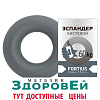 Эспандер кистевой "Fortius" 60 кг (серый)