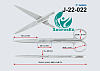Ножницы остроконечные прямые 170мм J 22 022