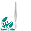 Пинцет медицинский прямой 1/2 зубый, 152мм ТП 03-299-15